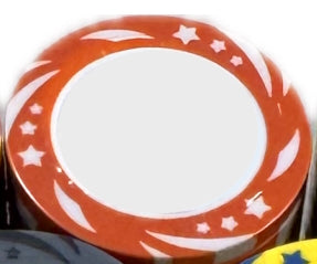 ז'יטונים פלסטיק חלקים ברמה גבוה (₪1.2 לי"ח)