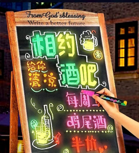 Marqueurs à craie lumineux