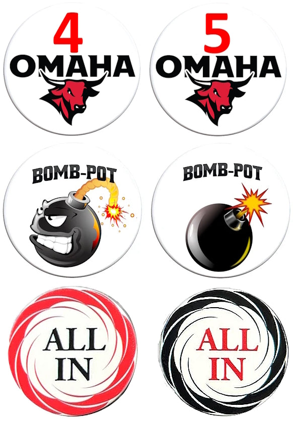 כפתור דילר או באונטי מעוצב כרצונך