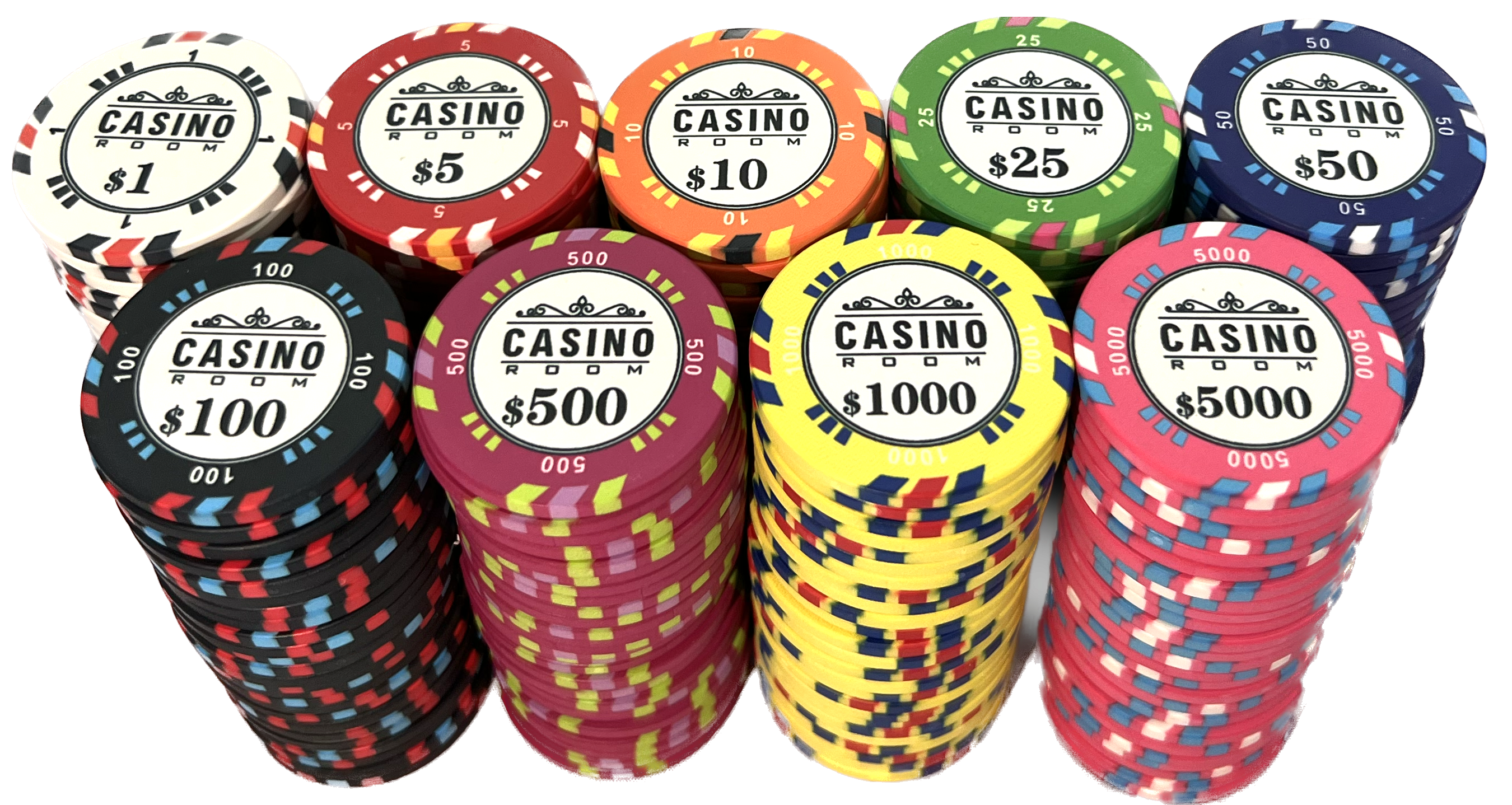 מזוודת CASINO 500 קרמיקה 10 גרם