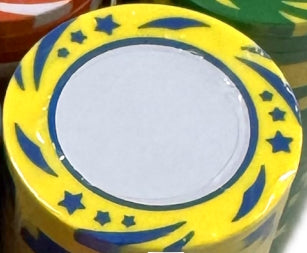 ז'יטונים פלסטיק חלקים ברמה גבוה (₪1.2 לי"ח)