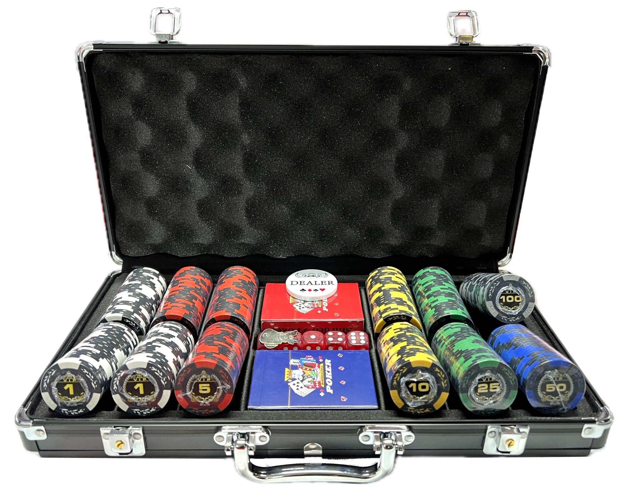 מזוודת פוקר 300 חימר VIP 14 גרם