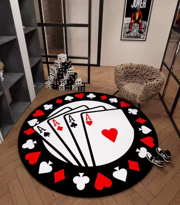 שטיח פוקר 1.20 עגול