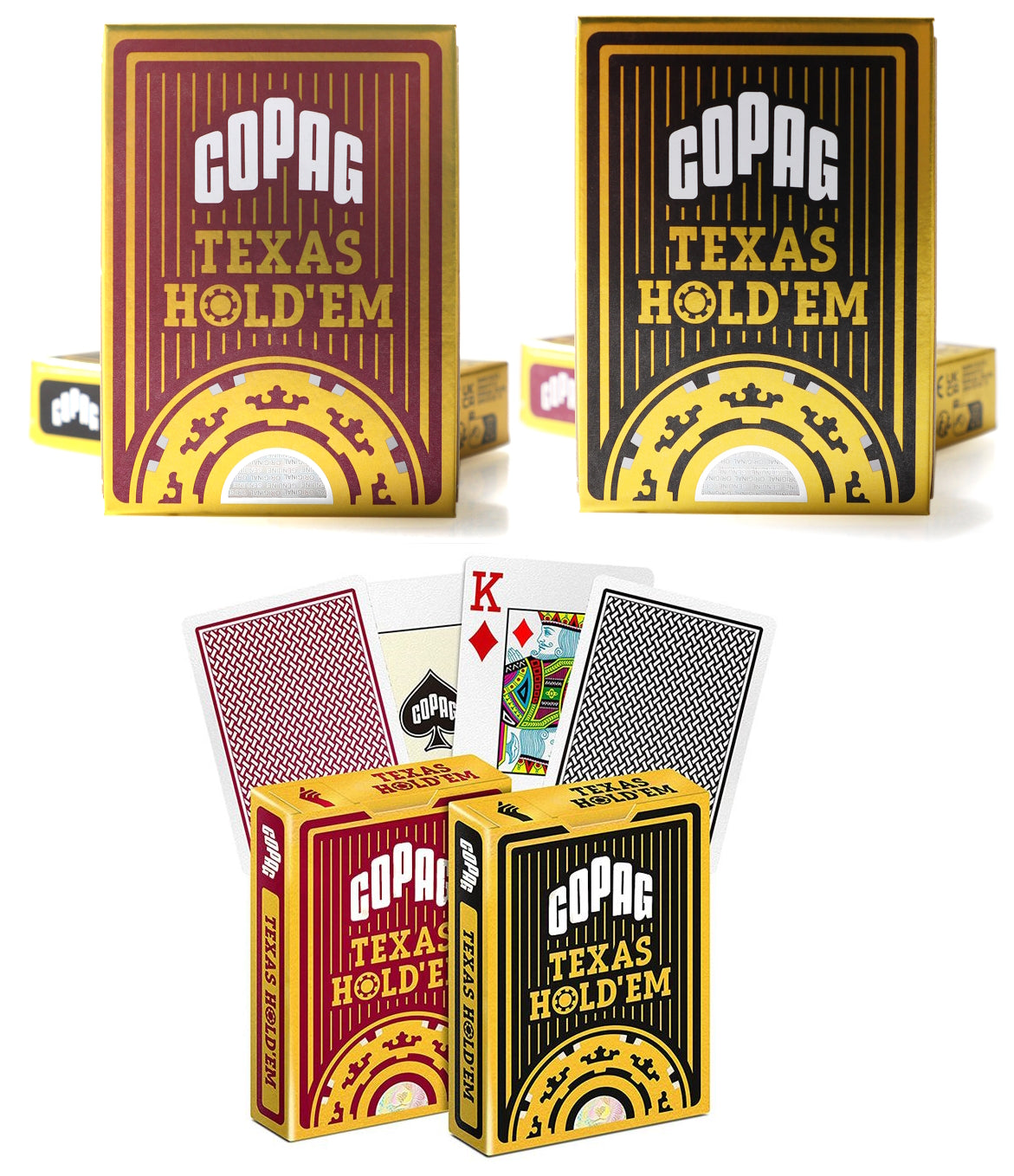 קלפים פלסטיק קופאג טקסס הולדם COPAG