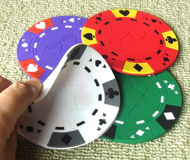 Dessous de verre fantaisie en silicone pour tasses