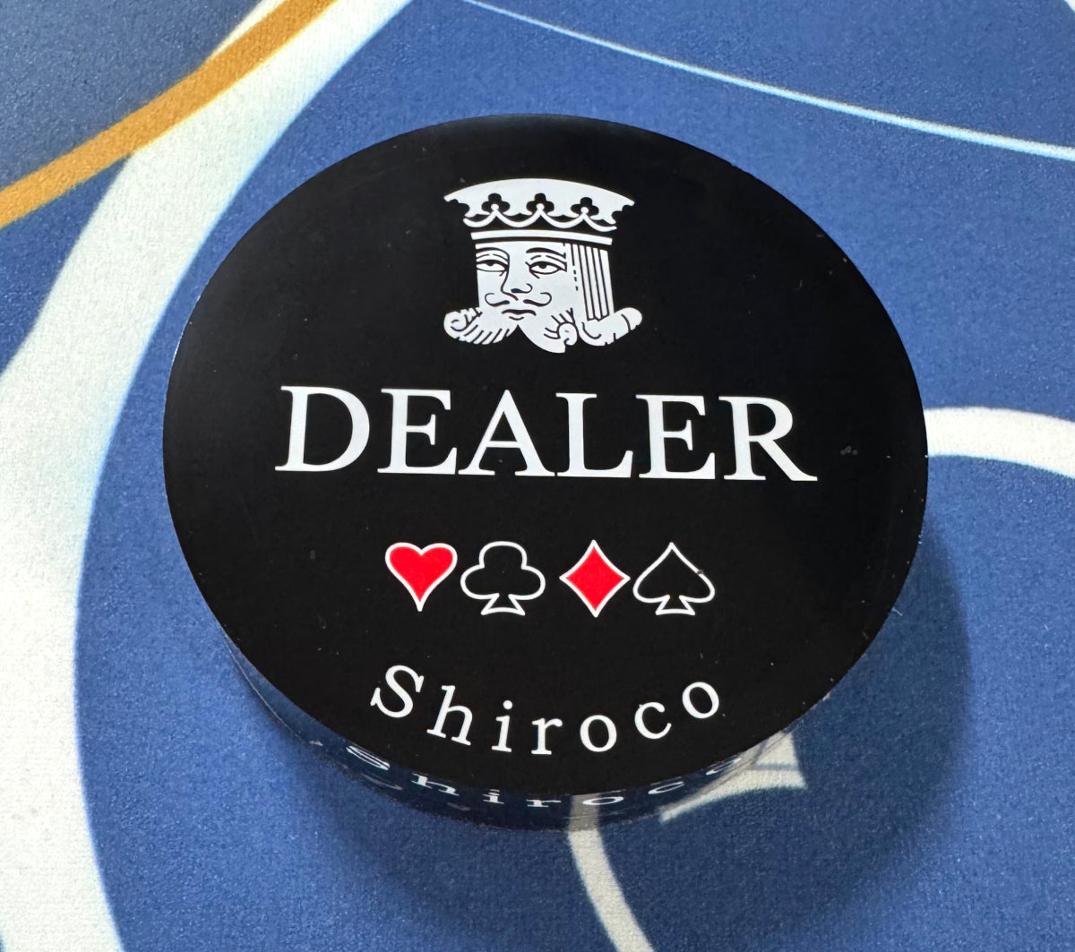Bouton Sirocco DEALER de haute qualité pour le poker