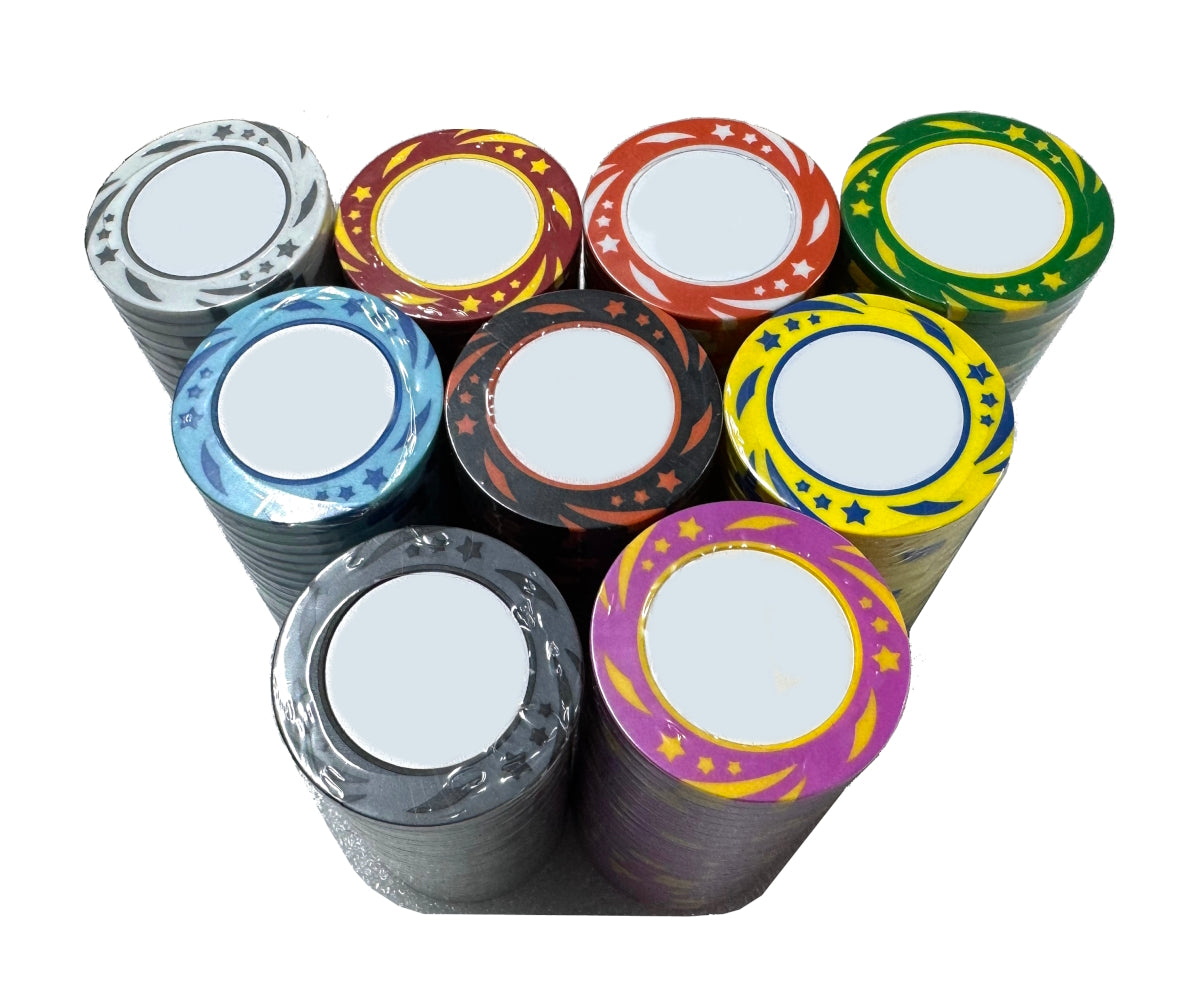 הדפסה על ז'יטונים פלסטיק איכותי