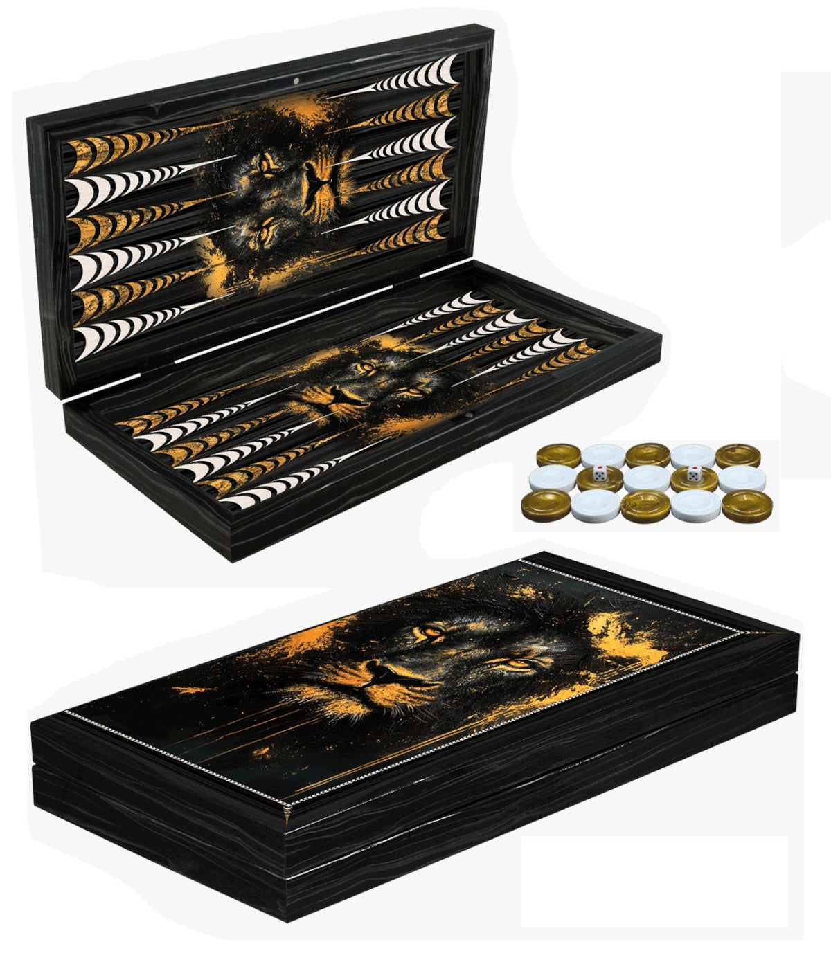 לוח שש בש (טורקי גדול) איכותי מעץ