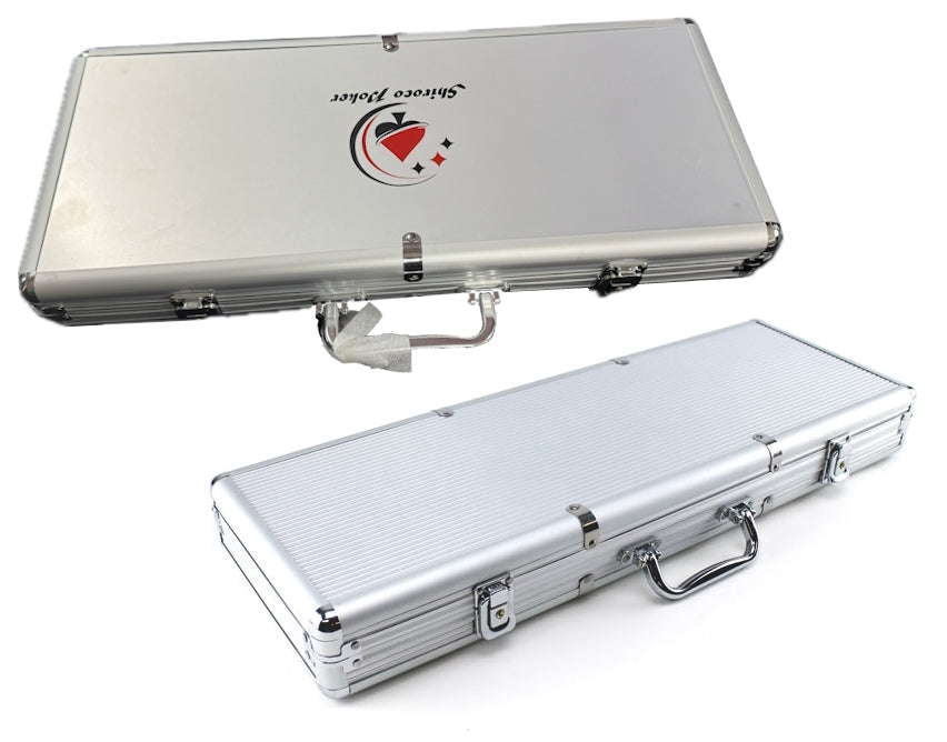 Mallette de poker vide pour 500 jetons