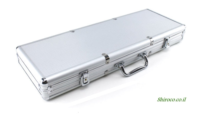 Mallette de poker vide pour 400 jetons