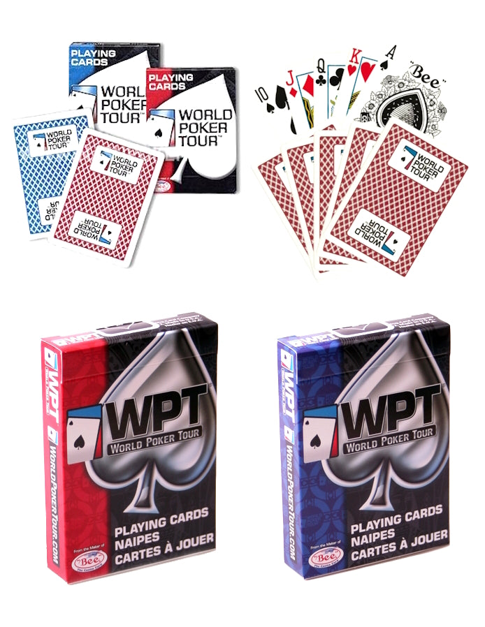 קלפים bicycle איכותי WPT לקוסמים (BEE)