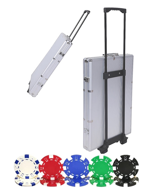 Coffret de poker 1000 dés 11,5 grammes