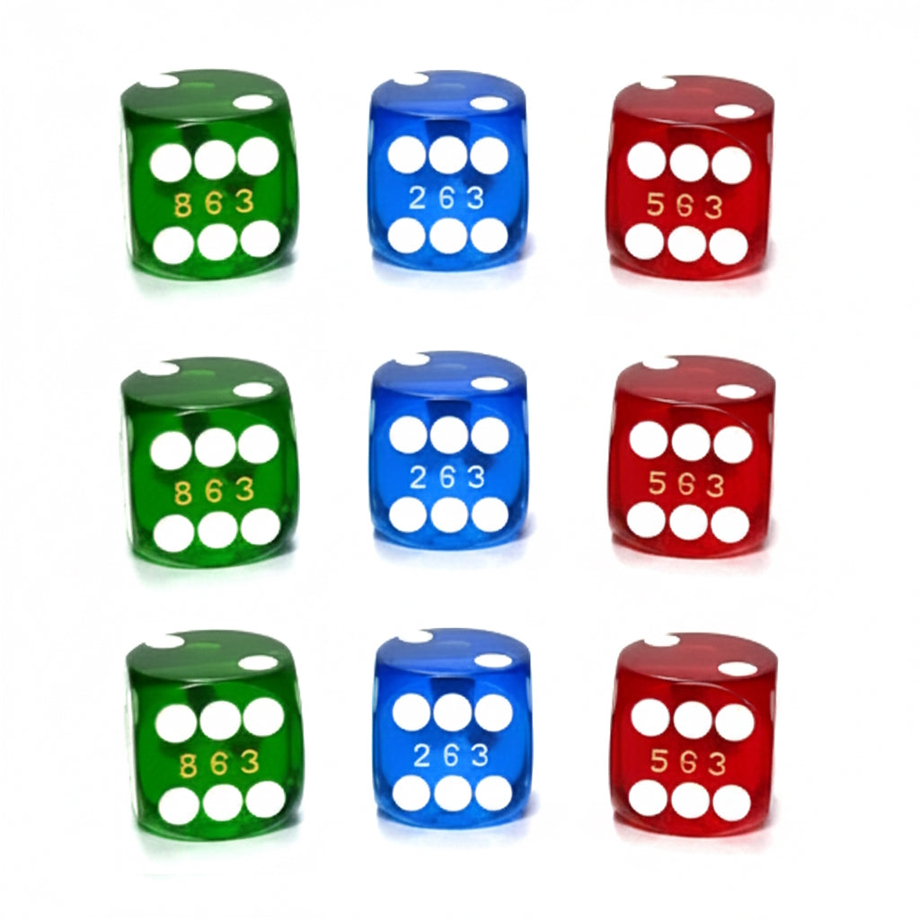Red dice (10 dice)