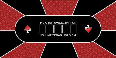 Dessus en caoutchouc pour poker TX