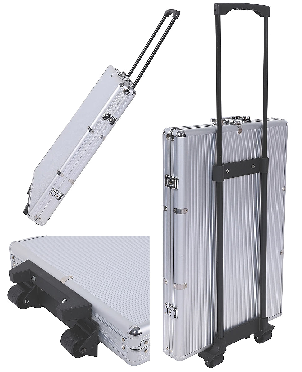 Valise de poker vide pour 1000 jetons