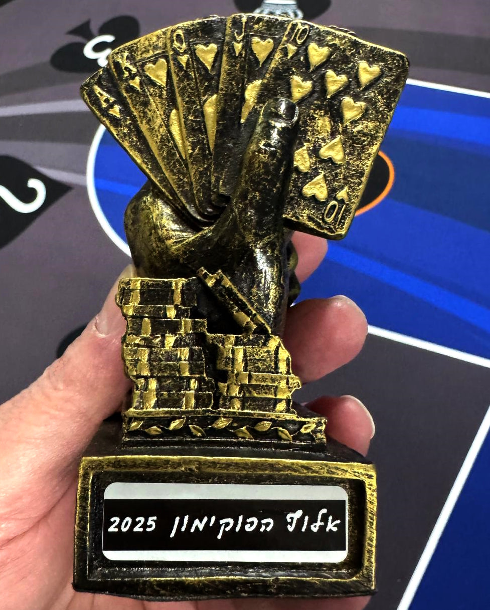 Trophée de poker original