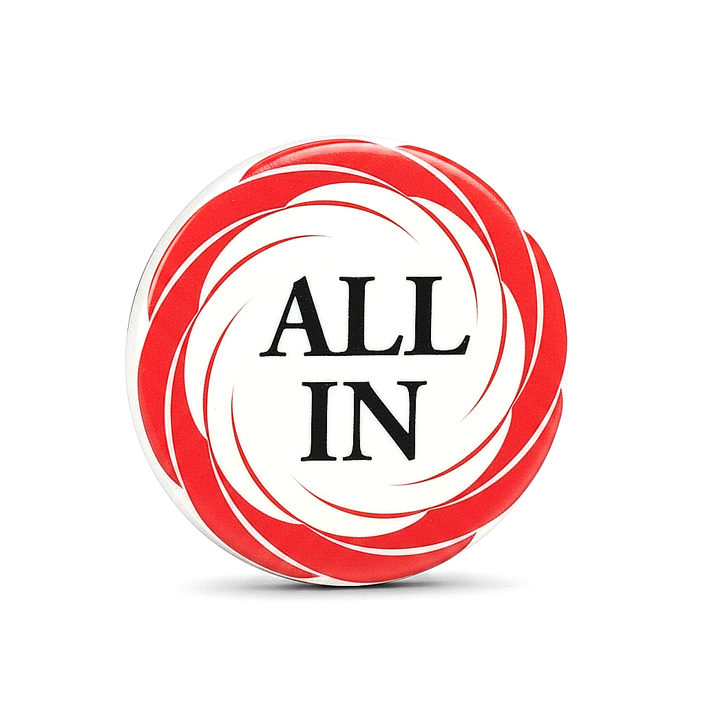 כפתור ALL IN עגול