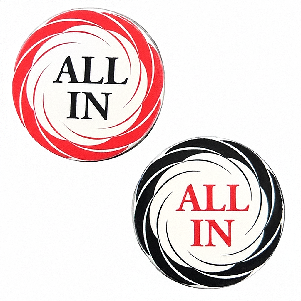 Round ALL IN button