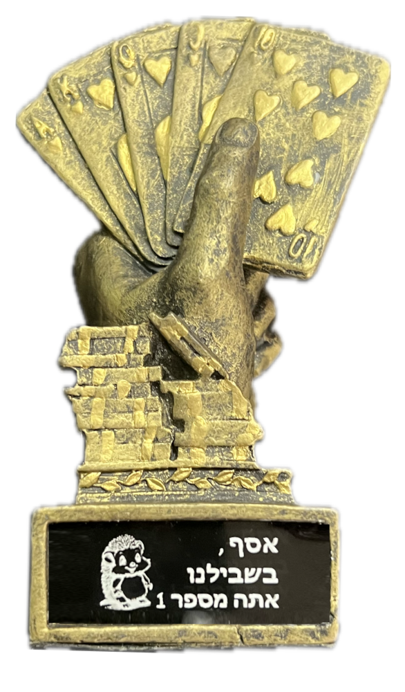 Trophée de poker original