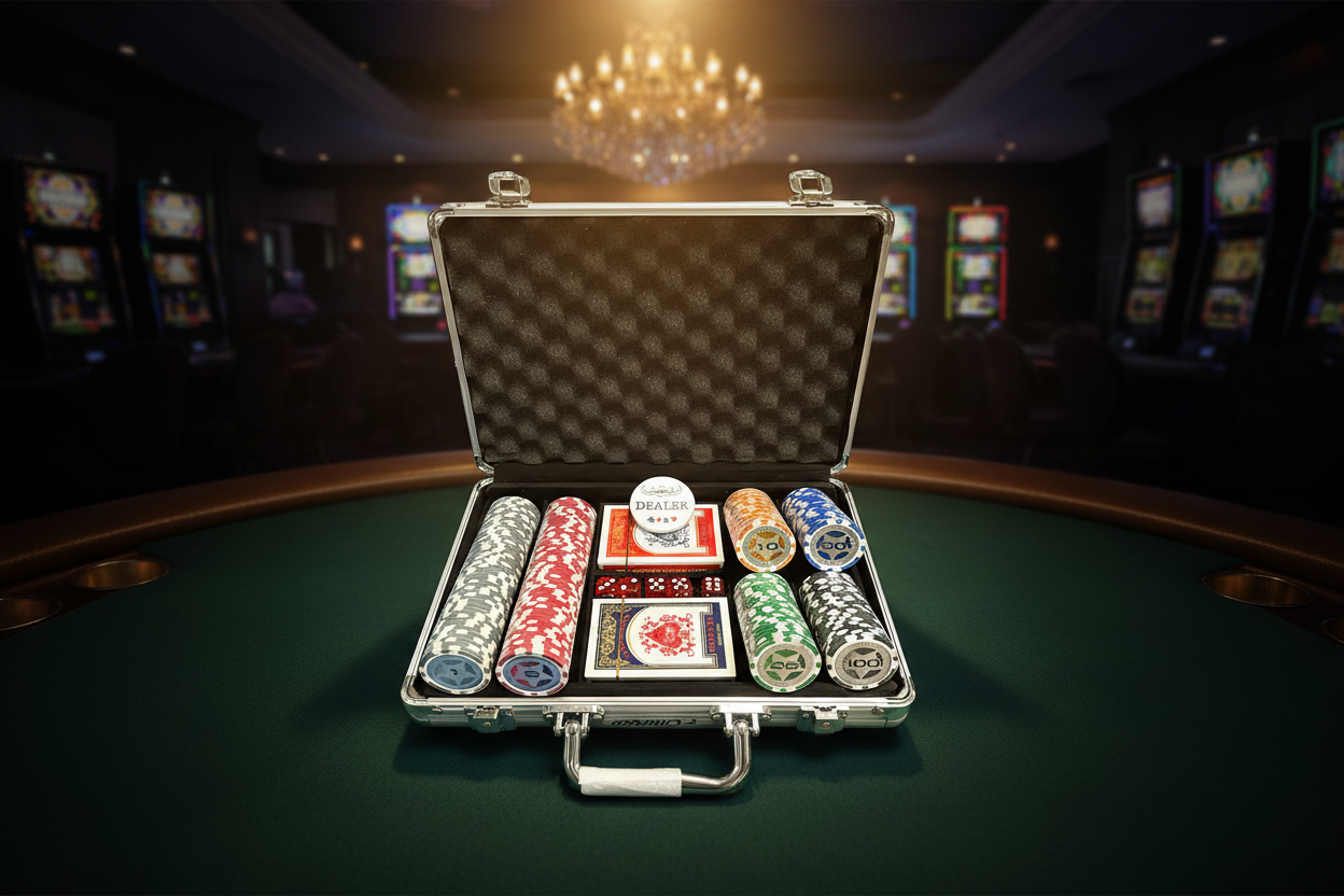 מזוודת Dice - אווירת קזינו