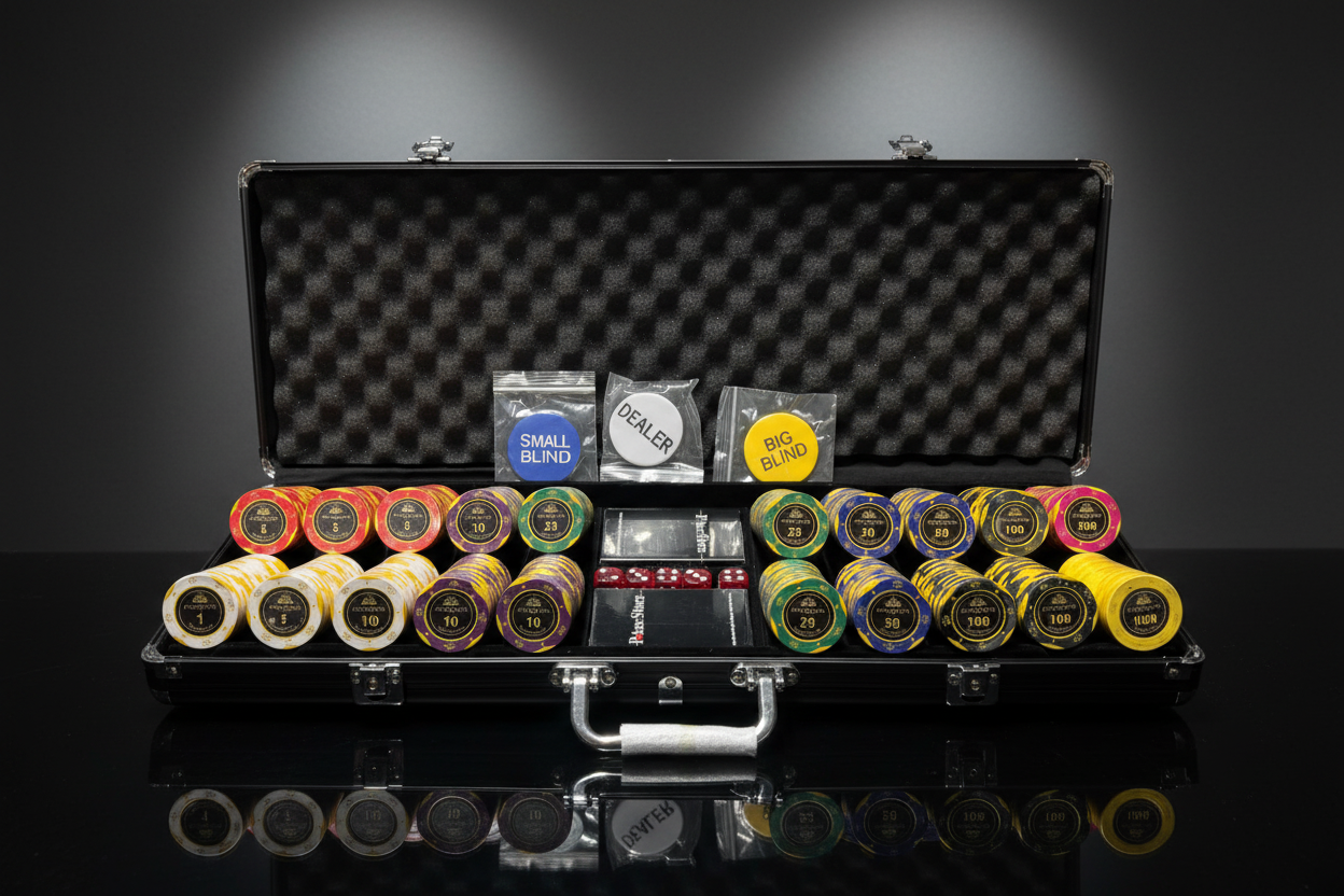 סט ציפים פוקר Casino Max סטודיו