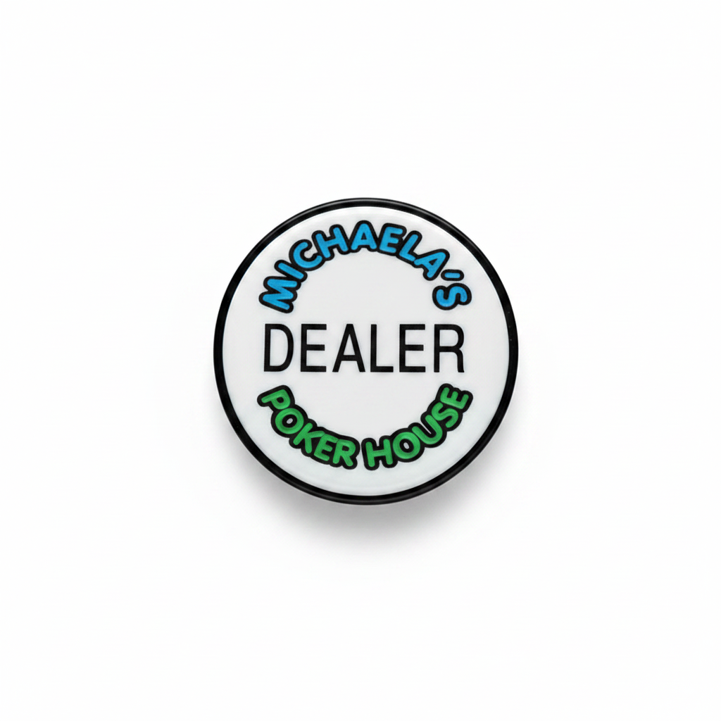 כפתור דילר מעוצב לפוקר Dealer Choice High Stakes