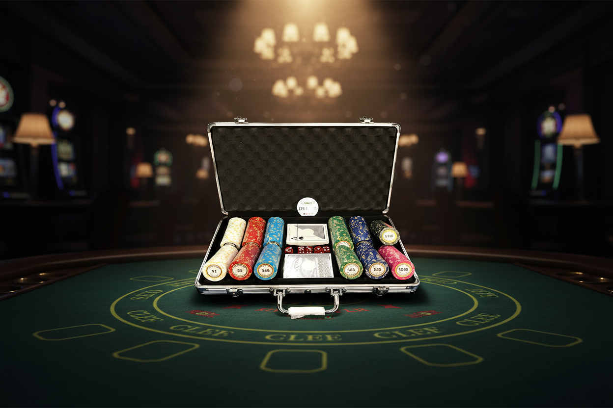 מזוודת Monte Carlo פתוחה - אווירת קזינו