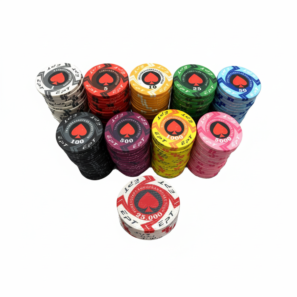 ז'יטונים קרמיים EPT STARS במשקל 10 גרם