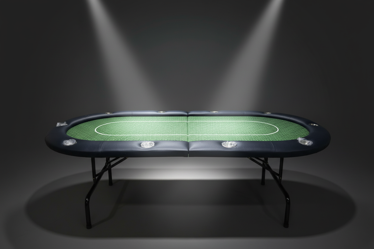 שולחן פוקר לבד ירוק סטודיו