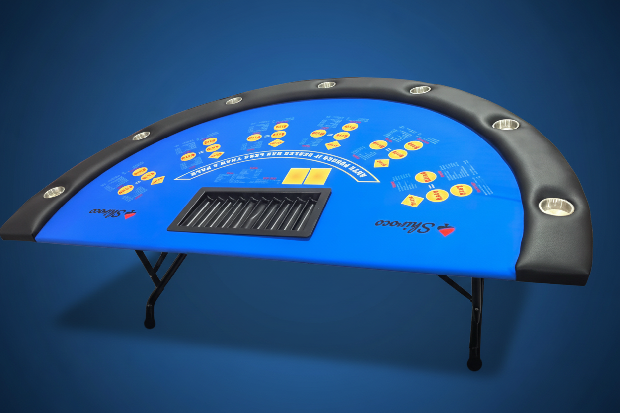 שולחן Ultimate Poker 1.80 עם רקע כחול