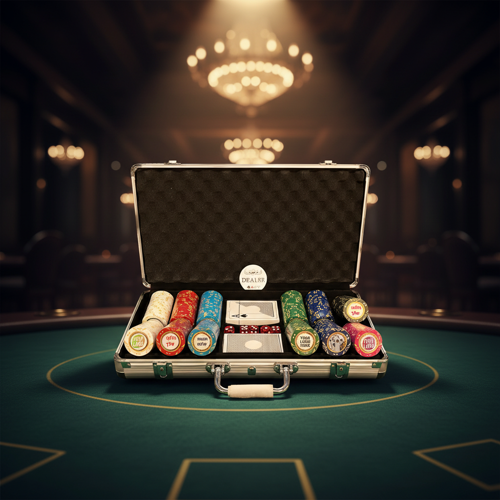 מזוודת הדפסה אישית - אווירת קזינו