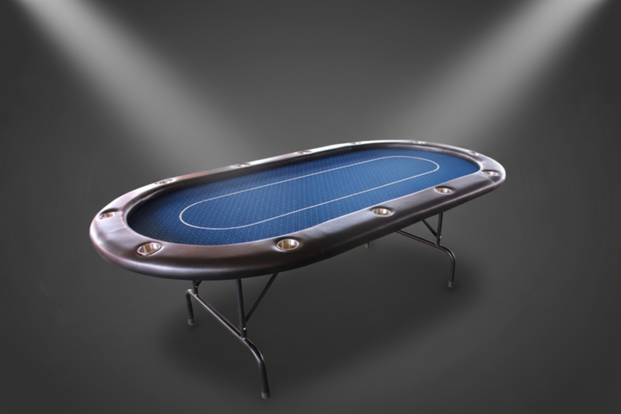 שולחן פוקר כחול סטודיו