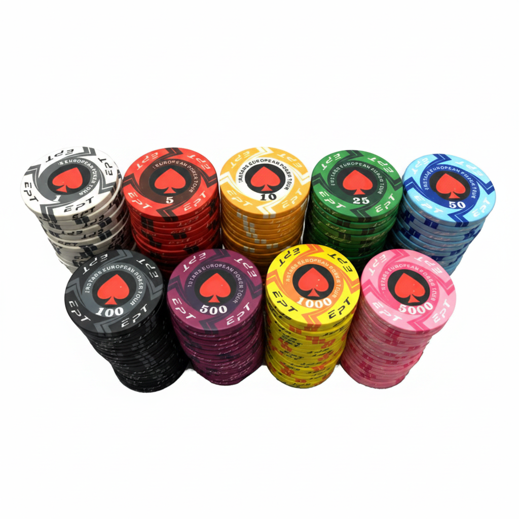 ז'יטונים קרמיים EPT STARS במשקל 10 גרם