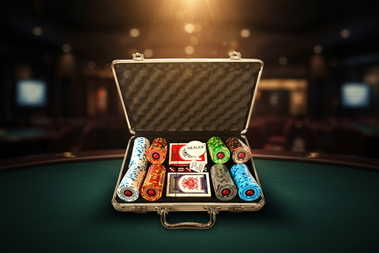 מזוודת EPT צבעונית - אווירת קזינו