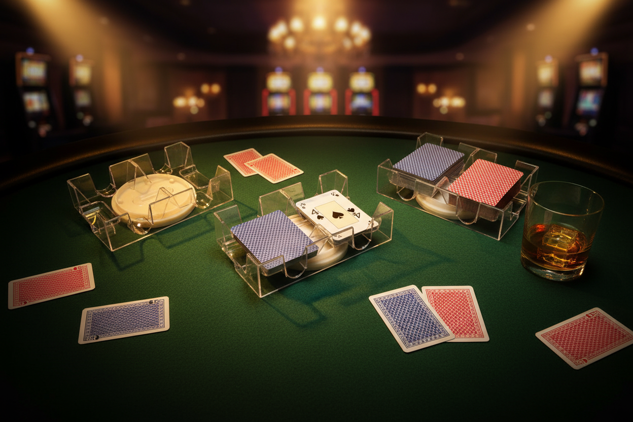 קרוסלת קלפים באווירת קזינו