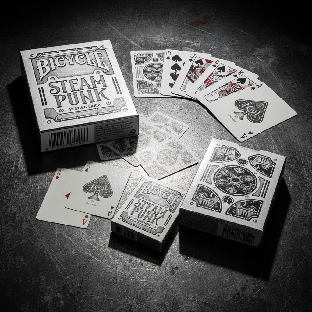 Bicycle Steampunk playing cards premium product photo