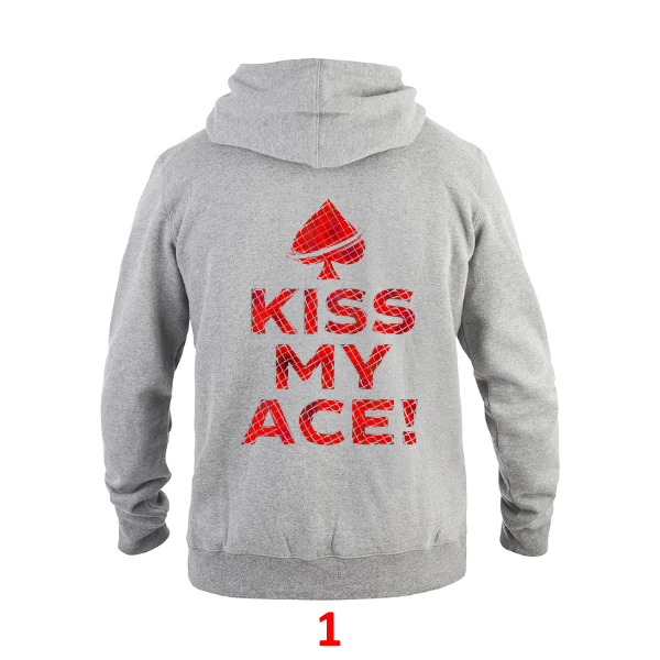 Sweat à capuche de poker gris SPADE dans une sélection de modèles