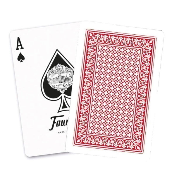 קלפים 26 פורניר FOURNIER קרטון מצופה למינציה איכותי (יחידה)