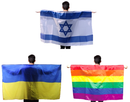 Drapeau d'Israël Fierté Ukraine