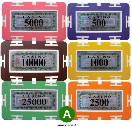 ז'יטונים CASH איכותי ערכים