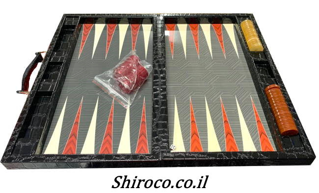 Backgammon en cuir turc de haute qualité