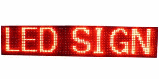 Dernier en stock, panneau LED rouge de haute qualité en hébreu