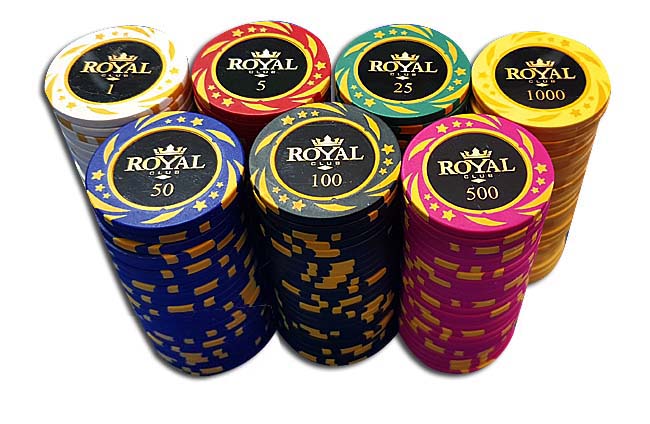 ז'יטונים רויאל מחימר (1.2)