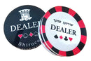 כפתור דילר שירוקו DEALER איכותי לפוקר