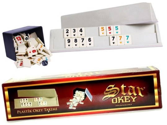 Dés de rami dans le jeu STAR OKEY