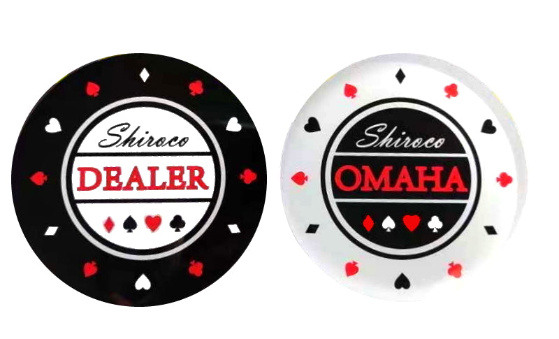 Bouton de croupier Omaha de haute qualité