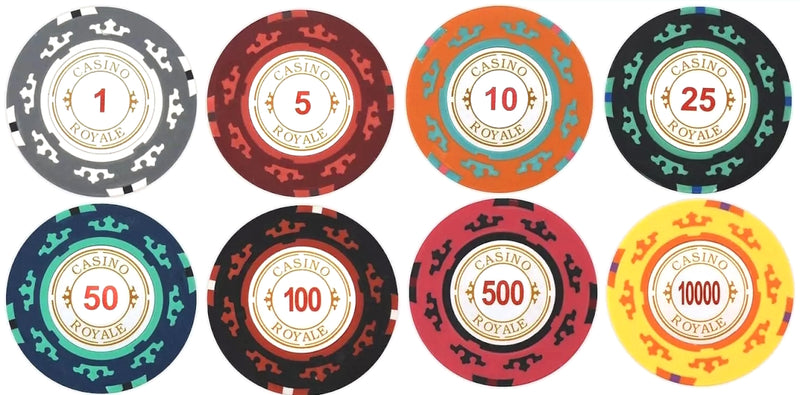 ערכת פוקר 400 חימר CASINO ROYAL 14.5