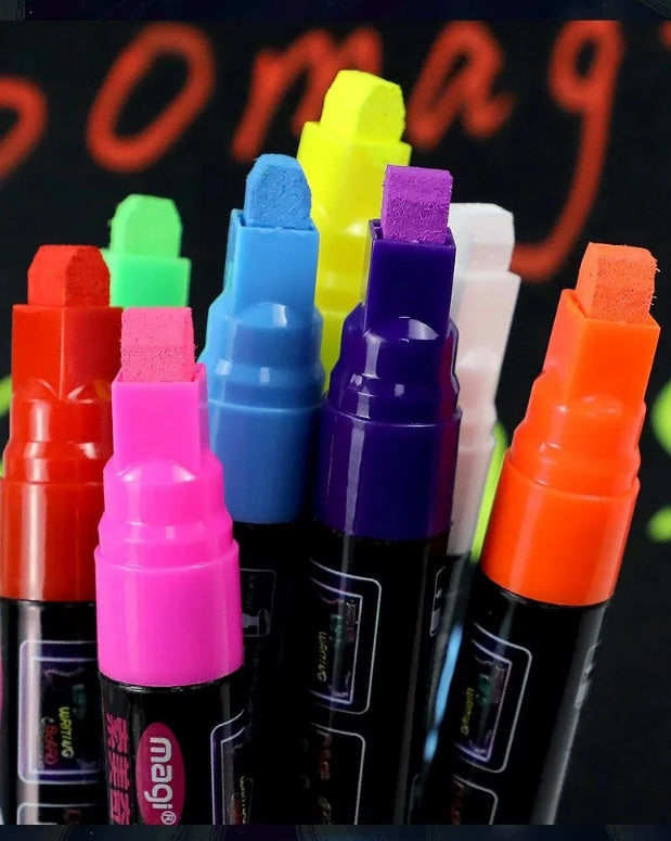 Marqueurs à craie lumineux