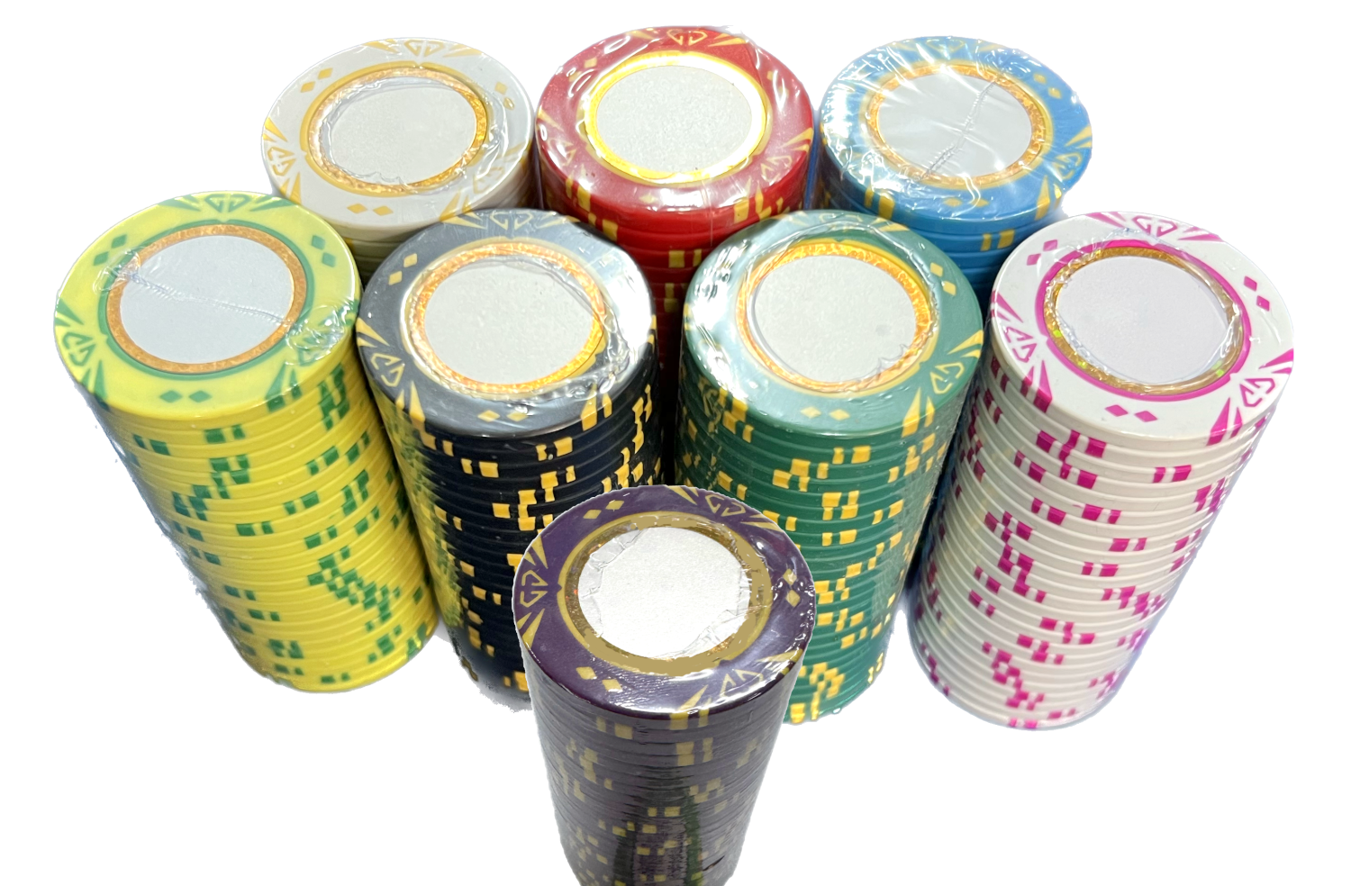 ז'יטון חלק מונטה קרלו חימר DIAMOND (₪1.8 ליחידה)