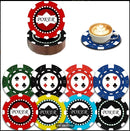 Fancy silicone coasters for cups